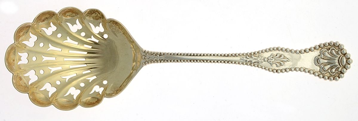 Charles II (Sterling, 1894) Ice Serving Spoon Large by Dominick & Haff-1
