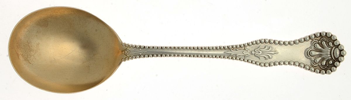 Charles II (Sterling, 1894) Round Bowl Soup Spoon (Gumbo) by Dominick & Haff-1