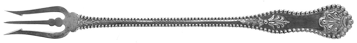 Charles II (Sterling, 1894) Long Handle Olive Fork by Dominick & Haff-1