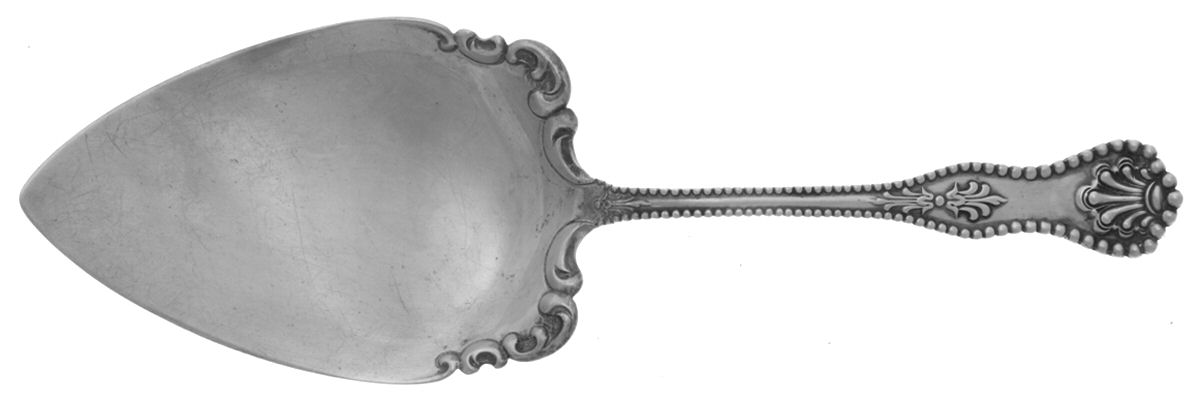 Charles II (Sterling, 1894) Large Solid Pie Knife by Dominick & Haff-1