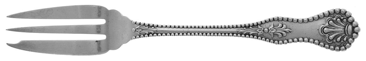 Charles II (Sterling, 1894) 3-Tine Salad Fork by Dominick & Haff-1
