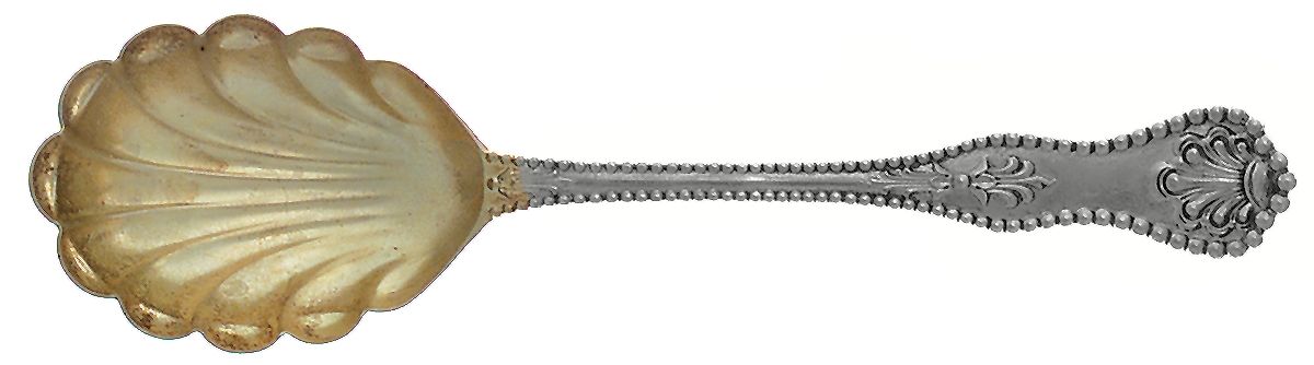 Charles II (Sterling, 1894) Large Jelly Spoon by Dominick & Haff-1