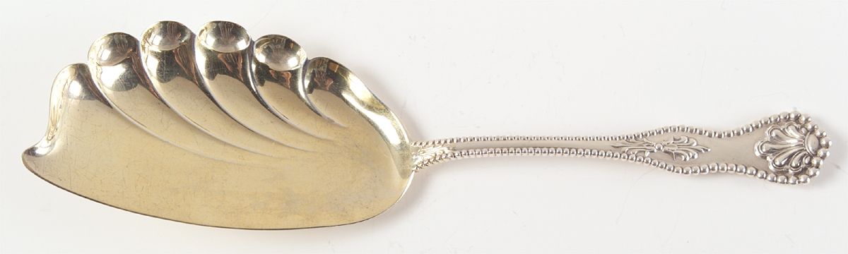 Charles II (Sterling, 1894) Large Solid Ice Cream Server by Dominick & Haff-1