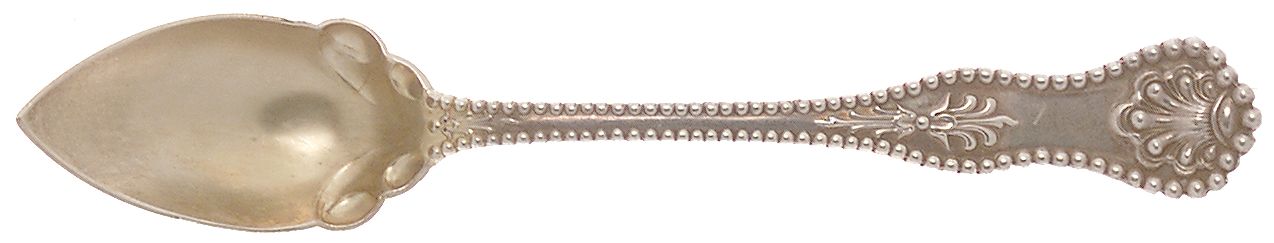 Charles II (Sterling, 1894) Fruit/Orange Spoon by Dominick & Haff-1
