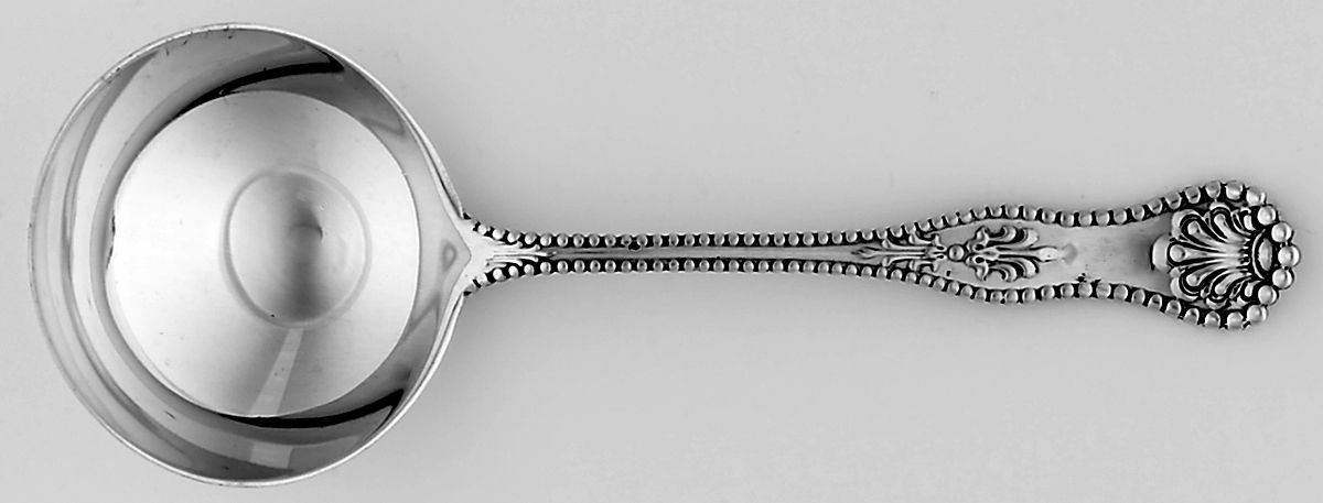 Charles II (Sterling, 1894) Round Bowl Soup Spoon (Bouillon) by Dominick & Haff-1