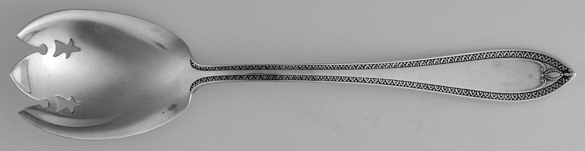 Colonial Antique (Sterling, 1923, No Monograms) Ice Cream Fork by Dominick & Haff-1