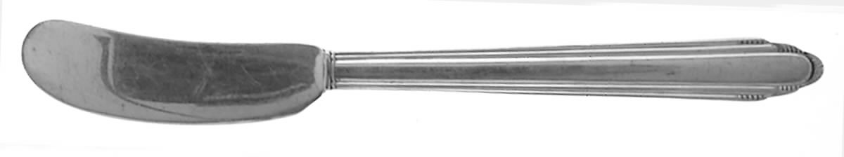Contempora (Sterling, 1930) Flat Handle Butter Spreader by Dominick & Haff-1