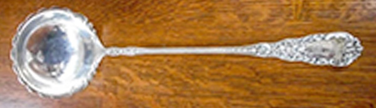 Cupid (Sterling, 1891) Solid Soup Ladle by Dominick & Haff-1