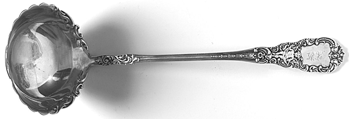 Cupid (Sterling, 1891) Oyster Ladle Solid Piece by Dominick & Haff-1