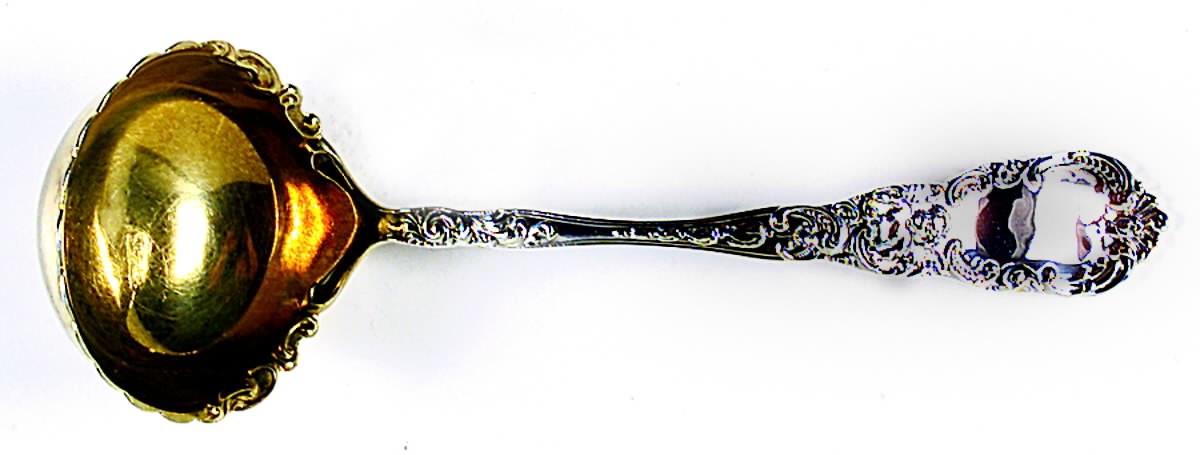 Cupid (Sterling, 1891) Solid Gravy Ladle by Dominick & Haff-1