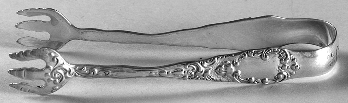 Cupid (Sterling, 1891) Bon Bon Tongs by Dominick & Haff-1