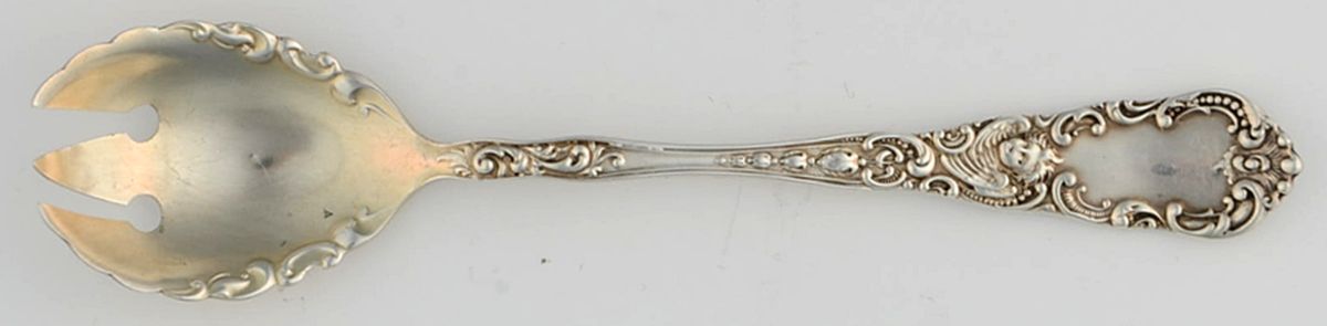 Cupid (Sterling, 1891) Ice Cream Fork by Dominick & Haff-1