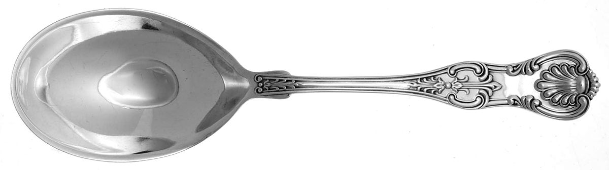 King (Sterling, 1880) Preserve Spoon by Dominick & Haff-1