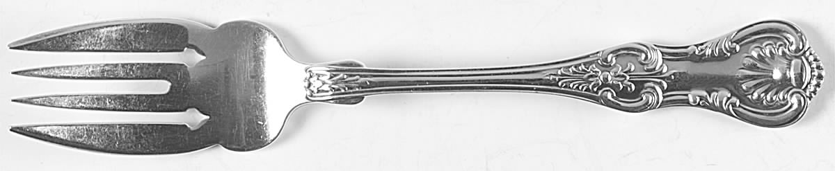 King (Sterling, 1880) Individual Solid Fish Fork by Dominick & Haff-1