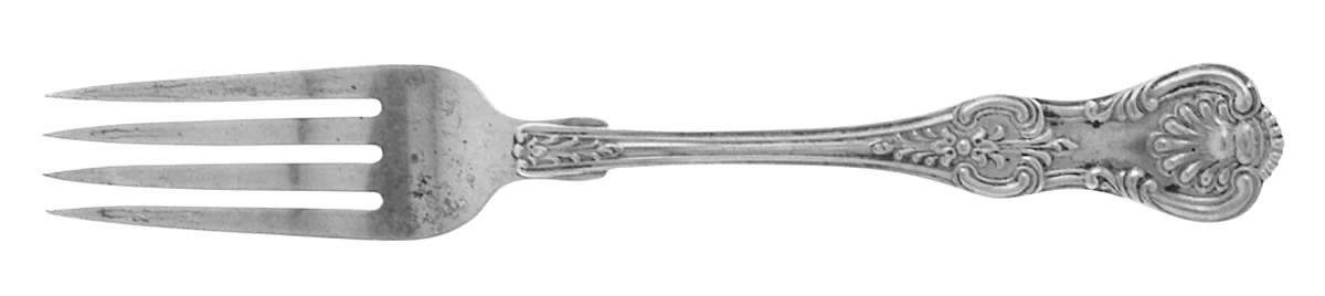 King (Sterling, 1880) Solid Youth Tea Fork by Dominick & Haff-1