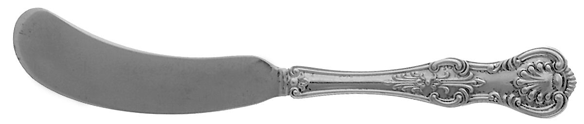 King (Sterling, 1880) Medium Flat Handle Butter Spreader by Dominick & Haff-1