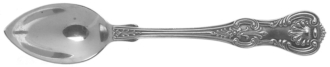 King (Sterling, 1880) Fruit/Orange Spoon by Dominick & Haff-1