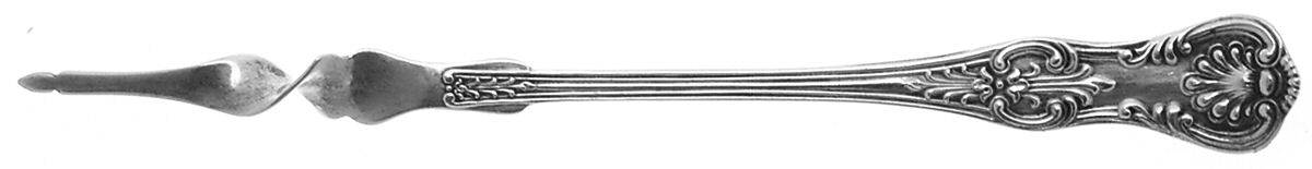 King (Sterling, 1880) One Tine Butter Pick by Dominick & Haff-1