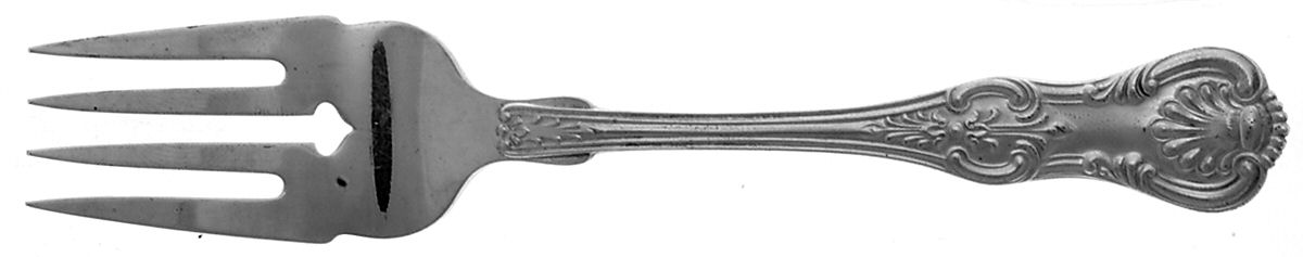 King (Sterling, 1880) Individual Salad Fork by Dominick & Haff-1