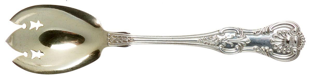 King (Sterling, 1880) Ice Cream Fork by Dominick & Haff-1