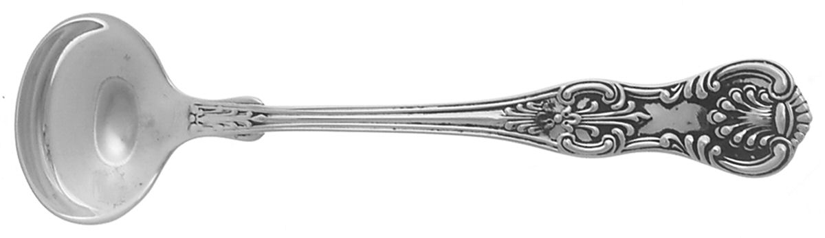 King (Sterling, 1880) Master Salt Spoon by Dominick & Haff-1