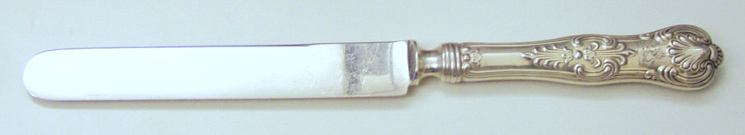 King (Sterling, 1880) Old French Hollow Knife with Bolster by Dominick & Haff-1