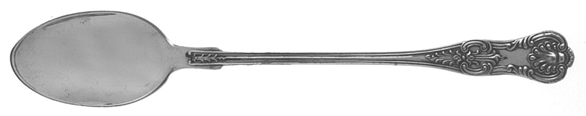 King (Sterling, 1880) Parfait Spoon (Solid Piece) by Dominick & Haff-1