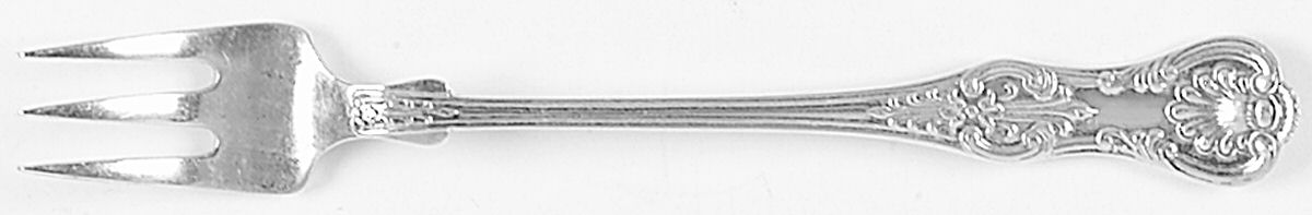 King (Sterling, 1880) Cocktail/Seafood Fork by Dominick & Haff-1
