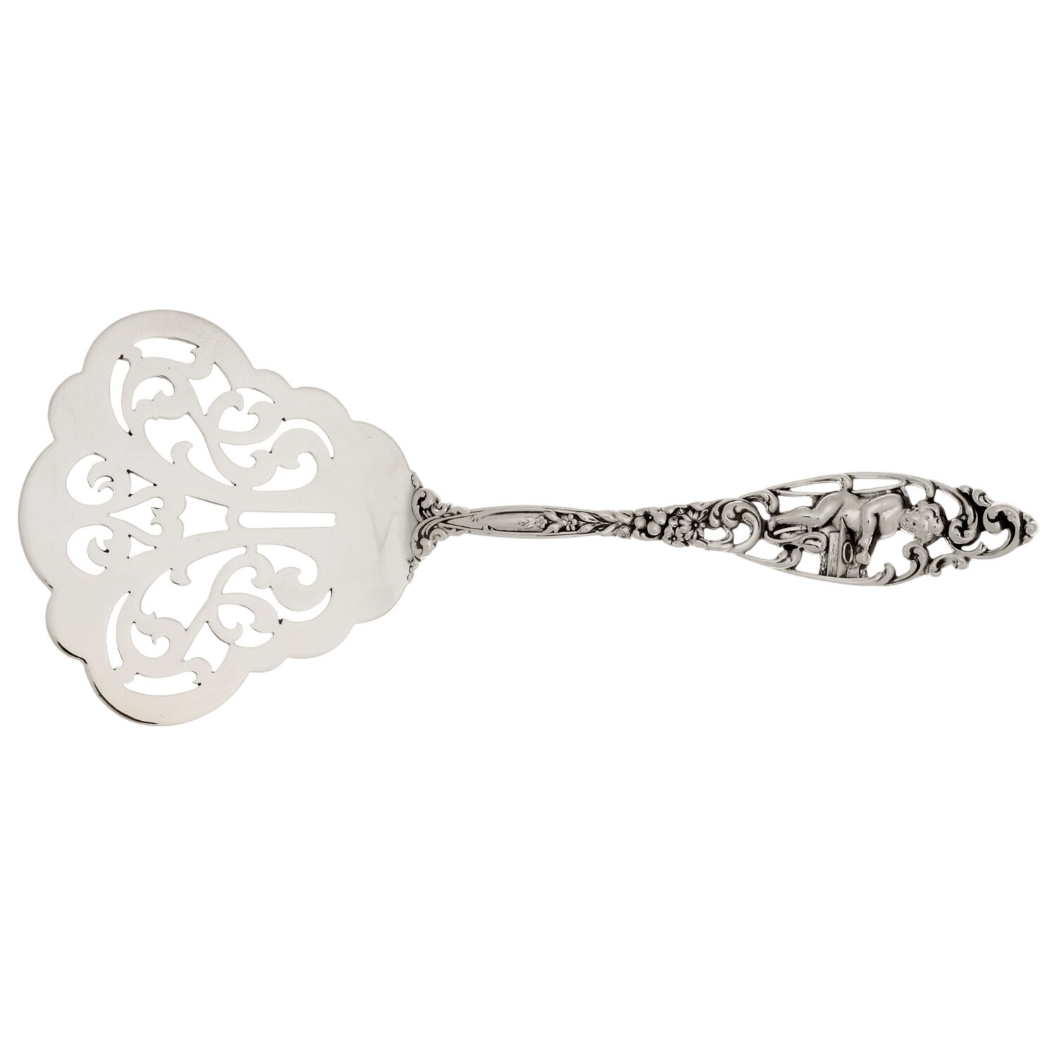 Labors of Cupid (Sterling, 1900, No Monograms) Large Cucumber Server by Dominick & Haff-1