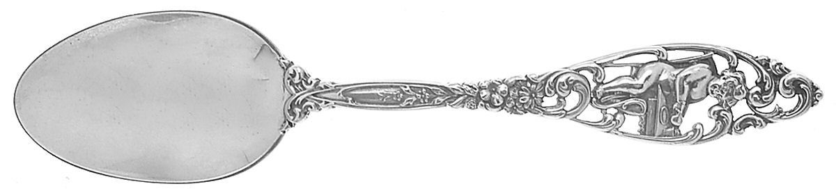 Labors of Cupid (Sterling, 1900, No Monograms) Teaspoon by Dominick & Haff-1