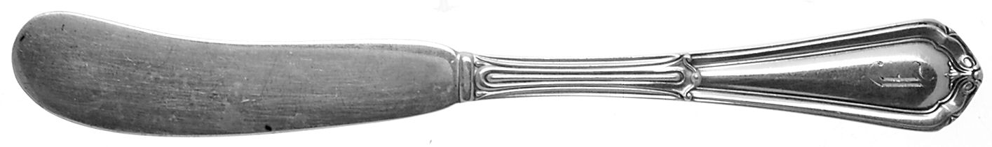 La Salle (Sterling, 1928) Flat Handle Butter Spreader by Dominick & Haff-1