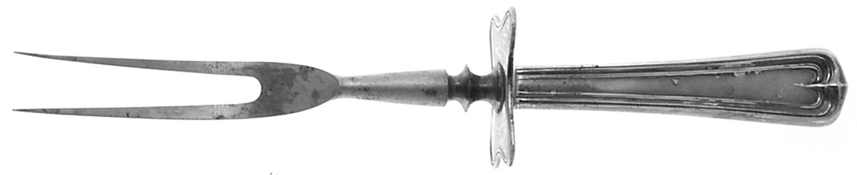 Lexington (Sterling, 1915) Large Stainless-Prong Roast Carving Fork by Dominick & Haff-1