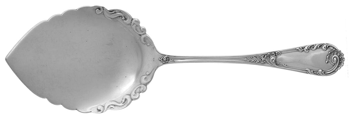 Louis XIV-Old Style (Sterling, 1888) Large Solid Pie Knife by Dominick & Haff-1