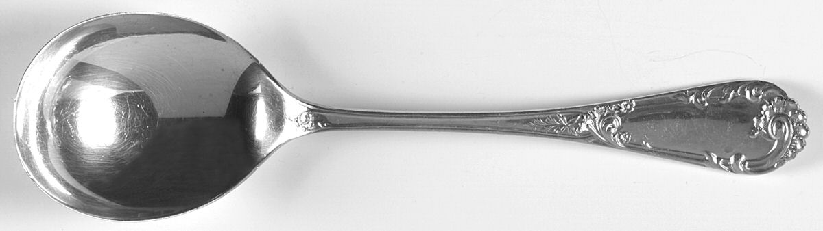 Louis XIV-Old Style (Sterling, 1888) Round Bowl Soup Spoon (Gumbo) by Dominick & Haff-1