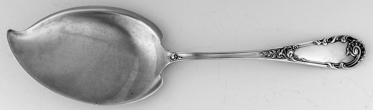 Louis XIV-Old Style (Sterling, 1888) Large Solid Ice Cream Server by Dominick & Haff-1