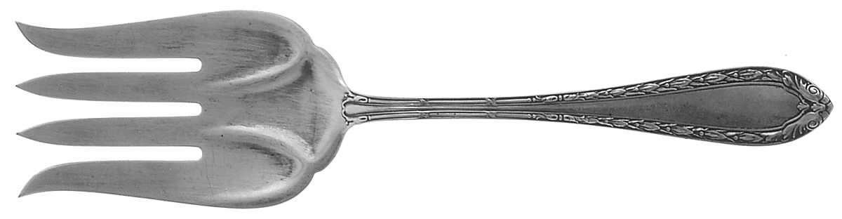 Louis XVI (Sterling, 1925) Solid Salad Serving Fork by Dominick & Haff-1
