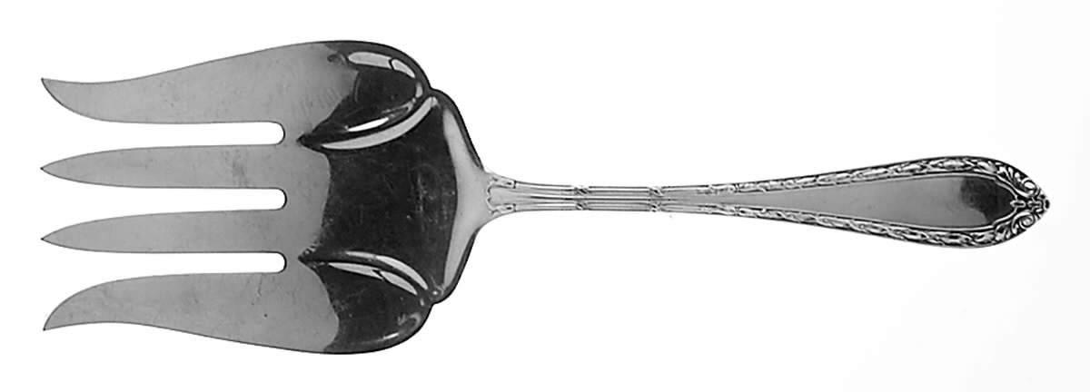 Louis XVI (Sterling, 1925) Small Solid Fish Serving Fork by Dominick & Haff-1