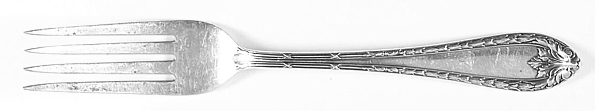 Marie Antoinette (Sterling, 1917) Solid Youth Tea Fork by Dominick & Haff-1