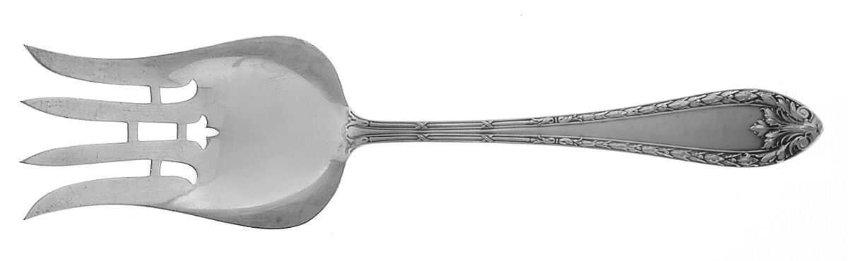 Marie Antoinette (Sterling, 1917) Solid Salad Serving Fork by Dominick & Haff-1