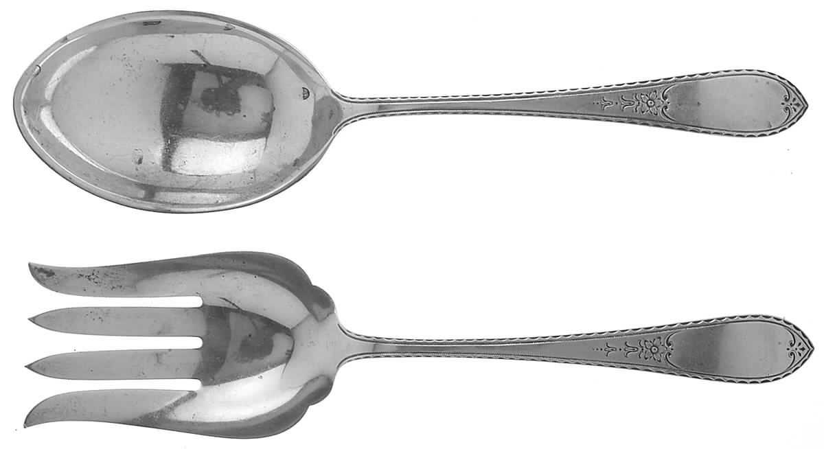 Martha Washington (Sterling, 1926) (2 Pc) Solid Salad Set by Dominick & Haff-1