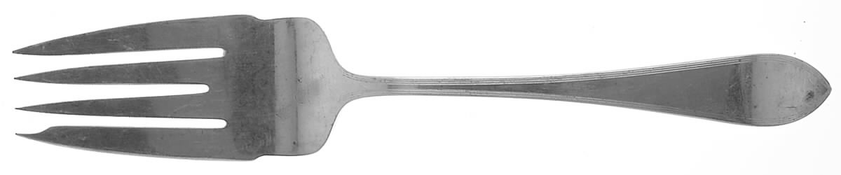 Mayflower (Sterling, 1911) Large Solid Cold Meat Serving Fork by Dominick & Haff-1