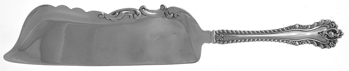 Mazarin (Sterling, 1892, No Monograms) Large Flat Handle Crumb Knife/Crumber by Dominick & Haff-1