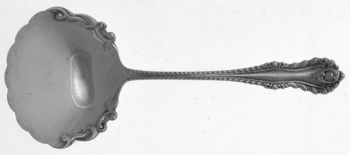 Mazarin (Sterling, 1892, No Monograms) Solid Bon Bon Spoon by Dominick & Haff-1