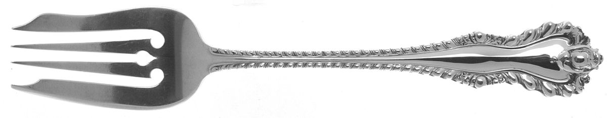 Mazarin (Sterling, 1892, No Monograms) Dessert Fork by Dominick & Haff-1