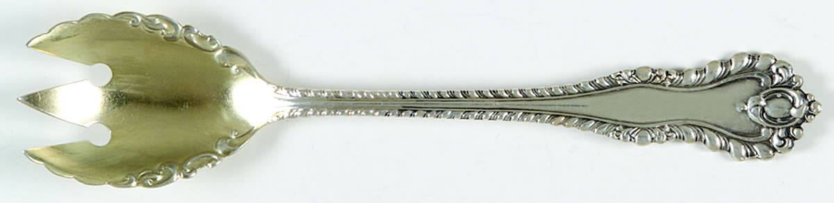 Mazarin (Sterling, 1892, No Monograms) Ice Cream Fork by Dominick & Haff-1