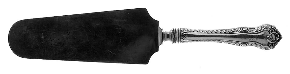 Mazarin (Sterling, 1892, No Monograms) Pie Server with Silverplate Blade by Dominick & Haff-1