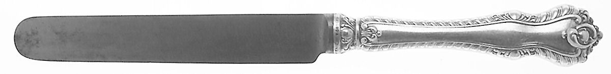 Mazarin (Sterling, 1892, No Monograms) Blunt Hollow Table Knife by Dominick & Haff-1