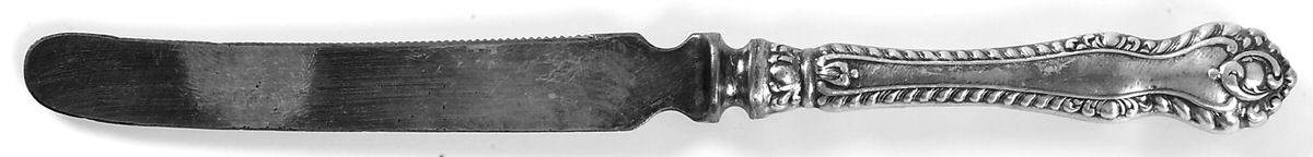 Mazarin (Sterling, 1892, No Monograms) Orange Knife with Silverplate Blade by Dominick & Haff-1