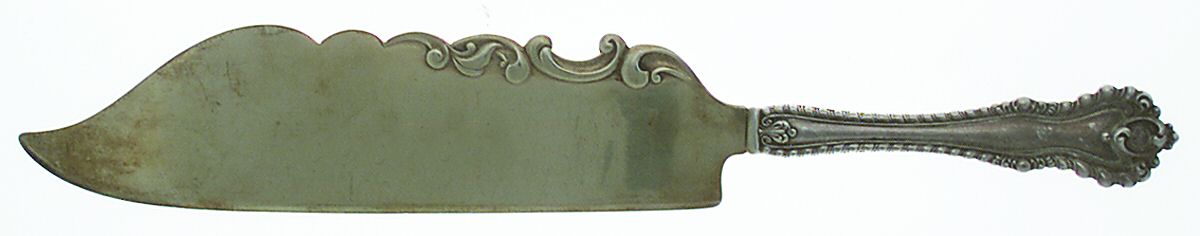 Mazarin (Sterling, 1892, No Monograms) Solid Ice Cream Slicer by Dominick & Haff-1