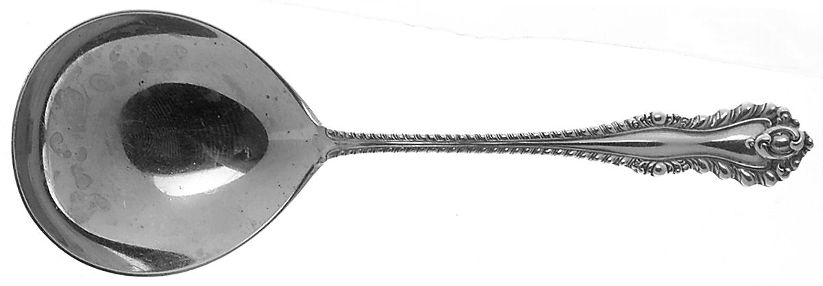 Mazarin (Sterling, 1892, No Monograms) Large Sherbet Spoon by Dominick & Haff-1